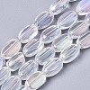 Electroplate Glass Beads Strands EGLA-S193-01A-A-2