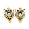 Alloy Rhinestone Connector Charms FIND-C019-10AG-01-2