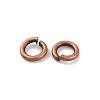 Brass Open Jump Rings KK-G514-01B-R-2