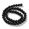 Natural Obsidian Beads Strands G-S150-20B-8mm-3