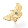 Eagle 304 Stainless Steel Adjustable Rings for Women RJEW-F158-04G-02-1