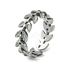 304 Stainless Steel Open Cuff Ring RJEW-L110-012P-1