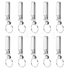 Unicraftale 10Pcs Stainless Steel Keychain with Security Belt Clip STAS-UN0046-49-1
