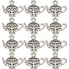 SUNNYCLUE 80Pcs Teapot Tibetan Style Zinc Alloy Charms FIND-SC0004-82-1