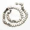 Electroplate Non-magnetic Synthetic Hematite Bead Strands G-F300-24D-06-2