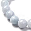 Natural Aquamarine Beads Stretch Bracelet Set for Men Women Girl Gift BJEW-JB06709-13