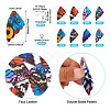 Pandahall DIY Butterfly Wing Earring Makint Kit FIND-TA0002-80-4