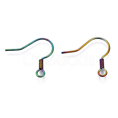 Ion Plating(IP) 304 Stainless Steel French Earring Hooks STAS-S119-018-1