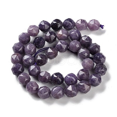 Natural Lepidolite Beads Strands G-NH0021-A07-02-1