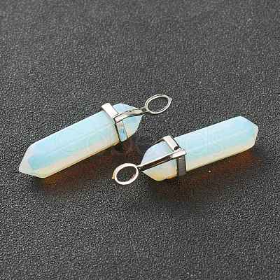 Opalite Pointed Pendants X-G-M378-01P-A24-1