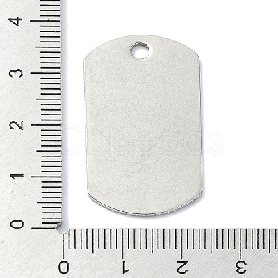 Non-Tarnish 304 Stainless Steel Stamping Blank Tag Pendants STAS-C097-45P-1