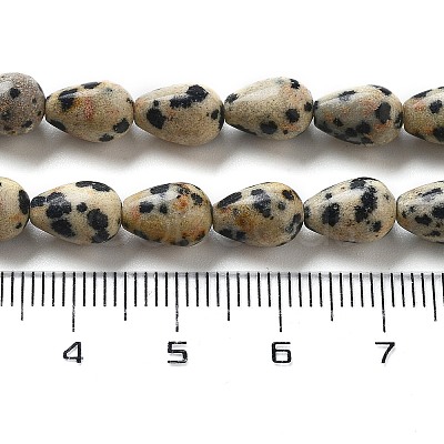 Natural Dalmatian Jasper Beads Strands G-B106-A29-01-1