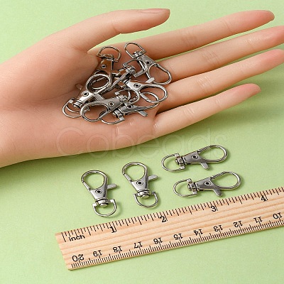 20Pcs Alloy Swivel Lobster Claw Clasps FIND-YW0001-55B-1