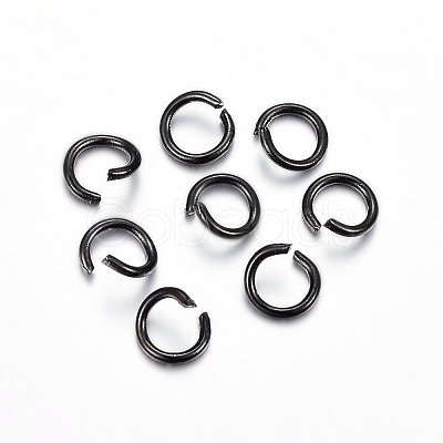 304 Stainless Steel Open Jump Rings X-STAS-H467-03B-5MM-A-1