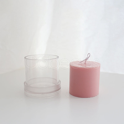 DIY Plastic Pillar Candle Molds CAND-PW0001-015D-1