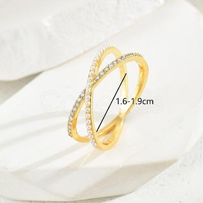 Elegant Zirconia Sparkle Ring for Women's Party Gift RX9028-2-1