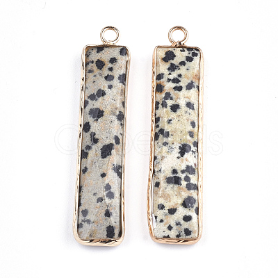 Natural Dalmatian Jasper Pendants G-S344-23D-1