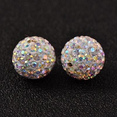 Czech Glass Rhinestones Beads RB-E482-10mm-101-1