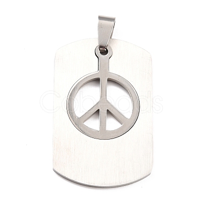 Titanium Steel Pendants STAS-P298-06P-1