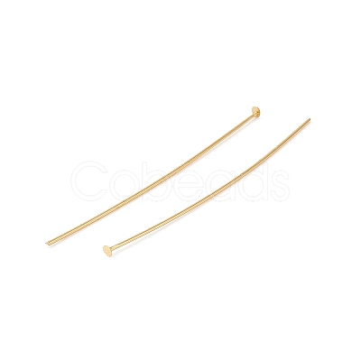 Brass Flat Head Pins X-KK-WH0058-03D-G01-1