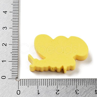 Opaque Resin & Plastic Cabochons RESI-K029-02F-1