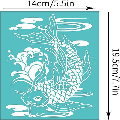 Self-Adhesive Silk Screen Printing Stencil DIY-WH0337-012-1