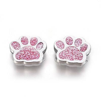 Alloy Enamel Slider Charms ENAM-WH0047-11I-1