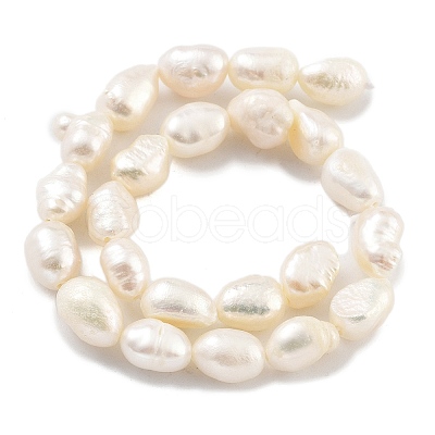 Natural Cultured Freshwater Pearl Beads Strands PEAR-P062-32A-1