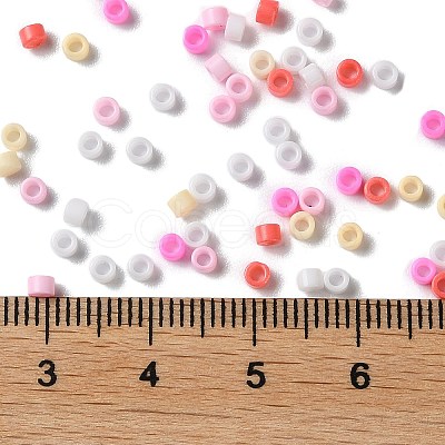 Baking Paint Glass Seed Beads SEED-S042-05A-08-1