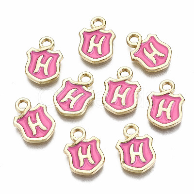 Alloy Enamel Charms ENAM-T012-03H-RS-1