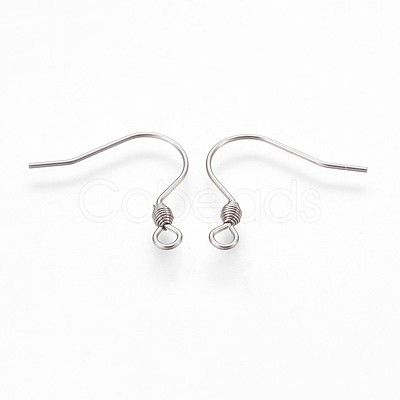 Tarnish Resistant 304 Stainless Steel Earring Hooks STAS-P220-12P-1