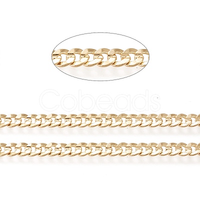 Brass Cuban Link Chains CHC-M020-10G-1