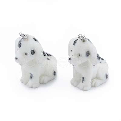 Opaque Resin Pendants RESI-T053-17-1