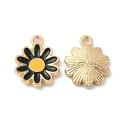 Eco-friendly Alloy Enamel Charms PALLOY-M212-09G-1