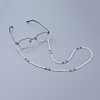 Glass Seed Bead Eyeglasses Chains AJEW-EH00006-02-1