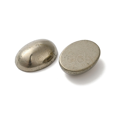 Natural Pyrite Cabochons G-G013-02H-1