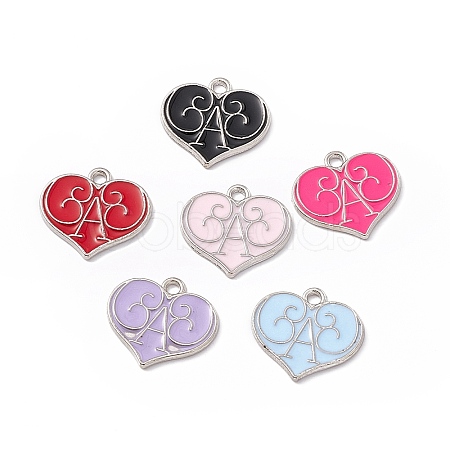 Alloy Enamel Pendants ENAM-H039-03P-1