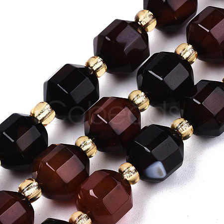 Natural Agate Beads Strands G-T131-82B-11-1