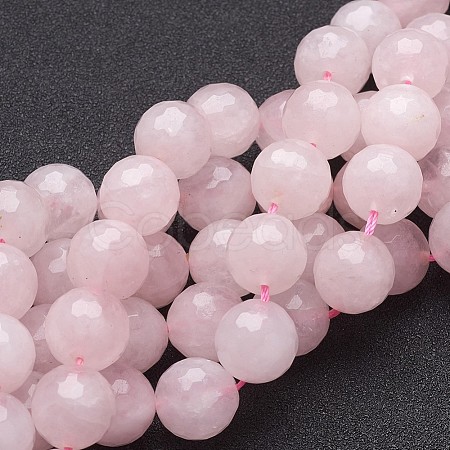 Natural Rose Quartz Beads Strands X-G-G099-F12mm-15-1