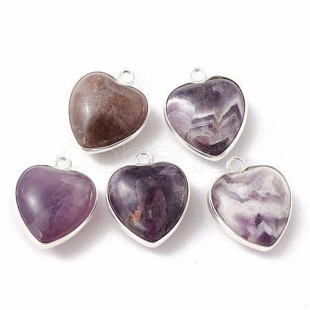 Natural Amethyst Pendants G-C005-01S-16-1