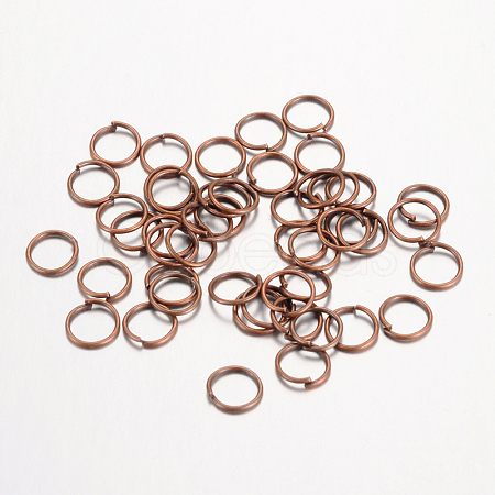 Iron Open Jump Rings IFIN-A018-7.5mm-R-NF-1