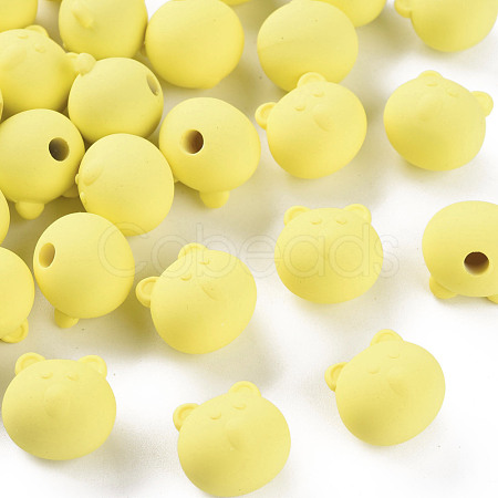 Acrylic Beads OACR-S039-06-85-1