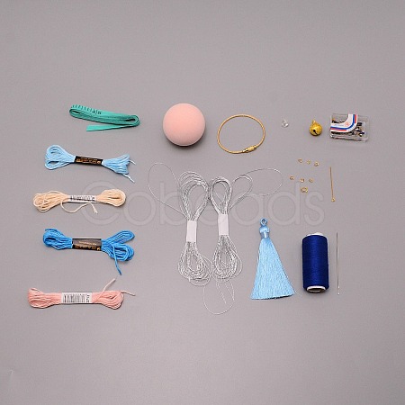 DIY Hand JuQiu Punch Needle Making Kits DIY-TAC0012-54A-1