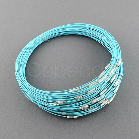 Steel Wire Bracelet Cord DIY Jewelry Making TWIR-R004-14-1