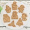 Christmas Plastic Cookie Candy Food Cutters Molds, for DIY, Kitchen, Baking, Kids Birthday Party Supplies Favors, Mixed Shapes, 65~70x49~55x20mm, 8pcs/set