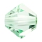 Preciosa&reg Crystal Beads, Czech Crystal, Bicone(451 69 302 Rondelle), Chrysolite, 4mm