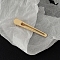 Metal Alligator Hair Clips, Golden, 60mm