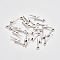 Tibetan Style Zinc Alloy Pendants, Lightning Bolt, Antique Silver, 20x5x2.5mm, Hole: 1.6mm