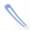 Zinc Alloy Hair Fork, Cornflower Blue, 100x19.5x2mm