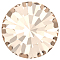 Preciosa&reg MAXIMA Crystal Round Stones, Czech Crystal, Dura Foiling, Round(431 11 615 Chaton), 00530 Gold Quartz, SS6/PP13(1.9~2.1mm)